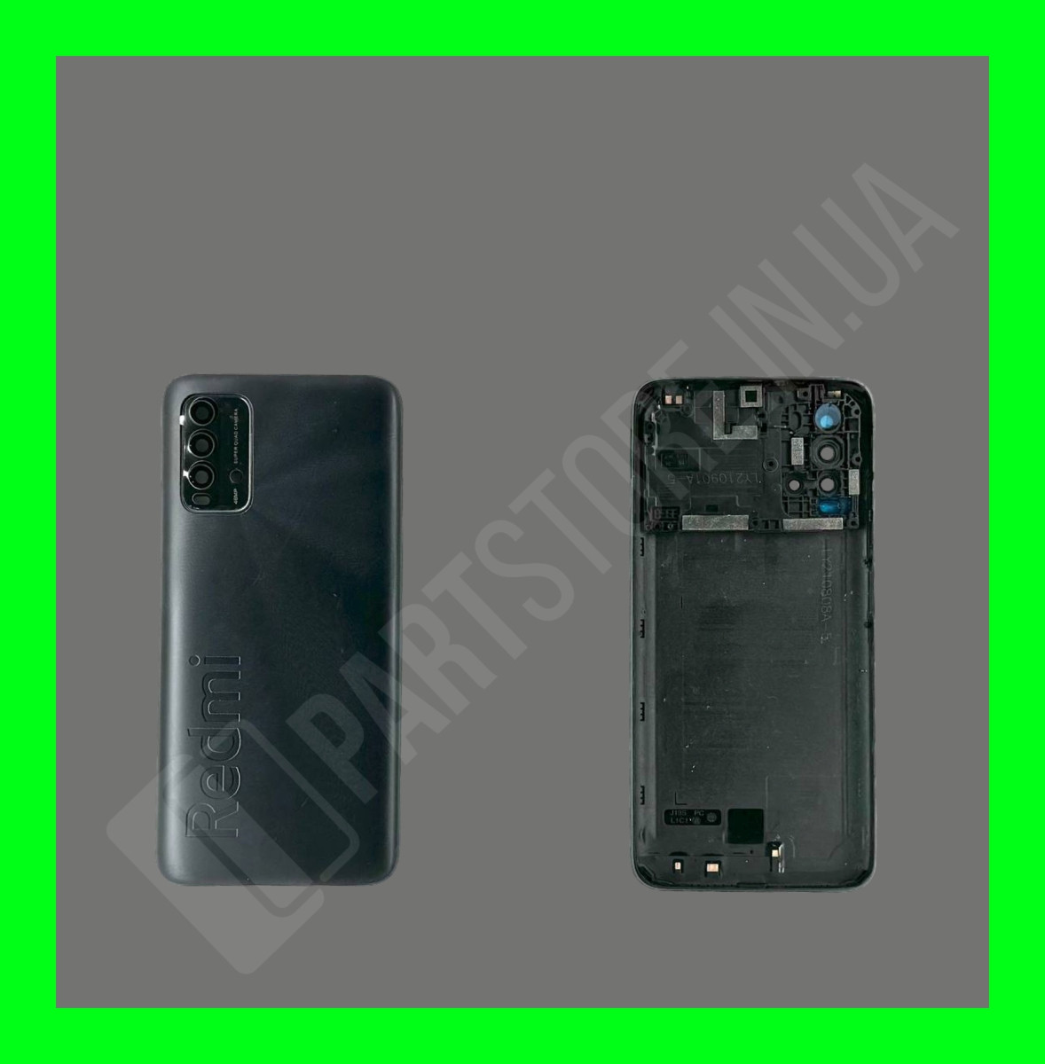 Кришка Xiaomi Redmi 9T Carbon Gray зі склом камери