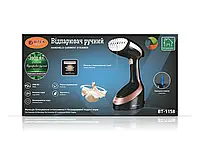 Ручний відпарювач 2000Вт з насадками, бак 300 мл, парова праска для одягу та меблів, 2 режими, щітки