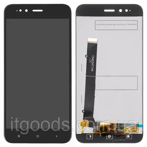 Дисплей (модуль) + тачскрін (сенсор) для Xiaomi Mi A1 | Mi 5X | Mi5X: MDG2, MDI2, MDE2 (чорний колір)
