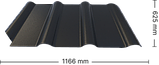 Фіброцементна черепиця (чорна), фото 6