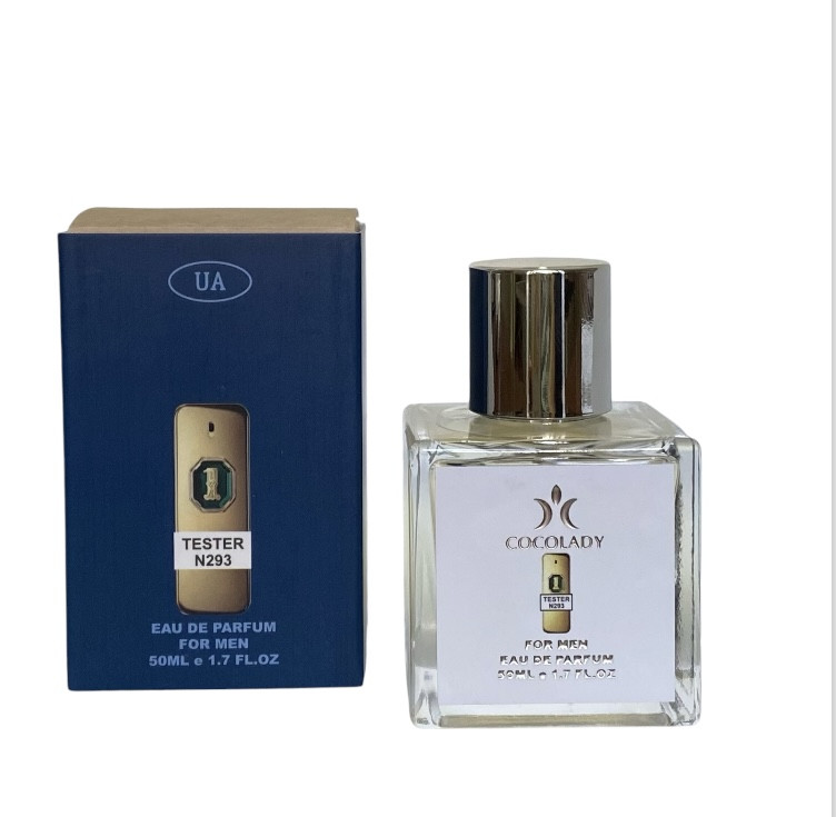 Тестер 50 мл Cocolady No 293 (аромат схожий на Paco Rabanne 1 Million Golden Oud)