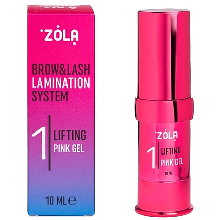 Склад для ламінування ZOLA Lifting Pink Gel 01, 10 мл COLOR LAB, фото 1