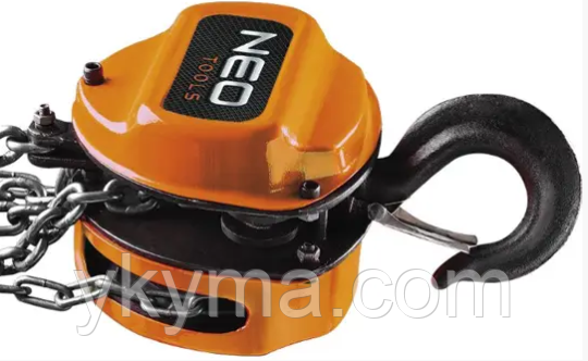 Ручна таль ланцюгова Neo Tools LH2000, (2 т, 3 м), фото 1
