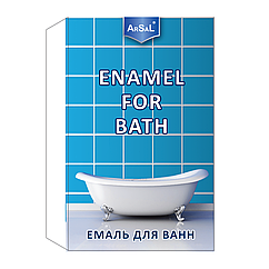 Двокомпонентна поліуретанова емаль для ванн Arsal біла 0.8кг