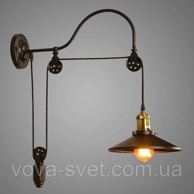 Настенный светильник LOFT [ Dome weight counterbalance ] - фото 1 - id-p442730225