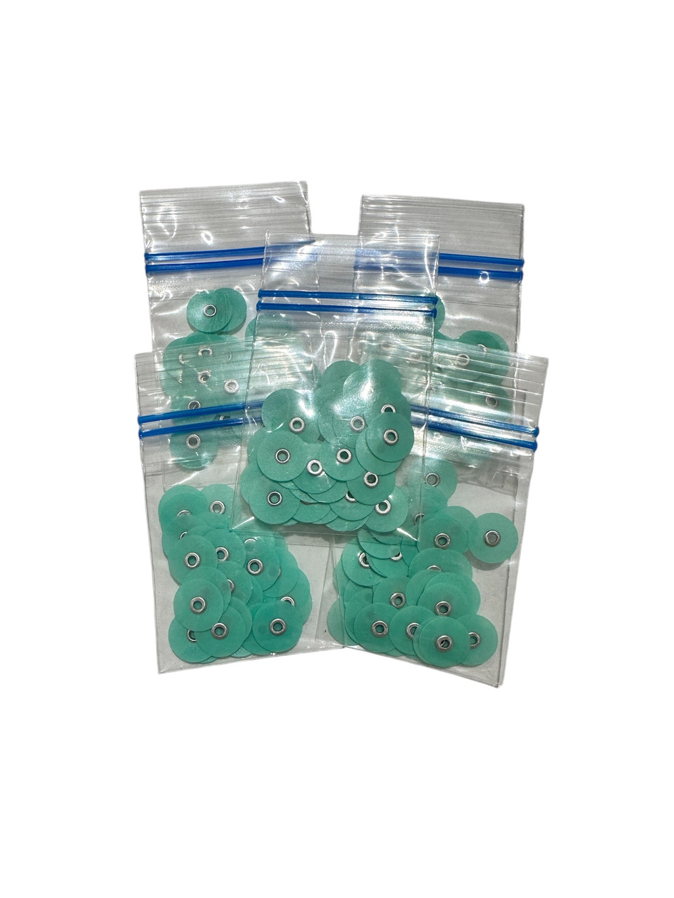 Диски шліфувальні зелені 14 мм - 40 шт ROGIN, фото 1