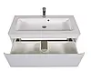 Тумба Акцент підлогова 100 см з умивальником Альфа, фото 5