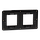 Cover frame, Unica Studio Metal, 2 gangs, anthracite, фото 4