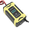 Зарядний пристрій для автомобільного акумулятора 12V 6A Black/Yellow (8446), фото 4