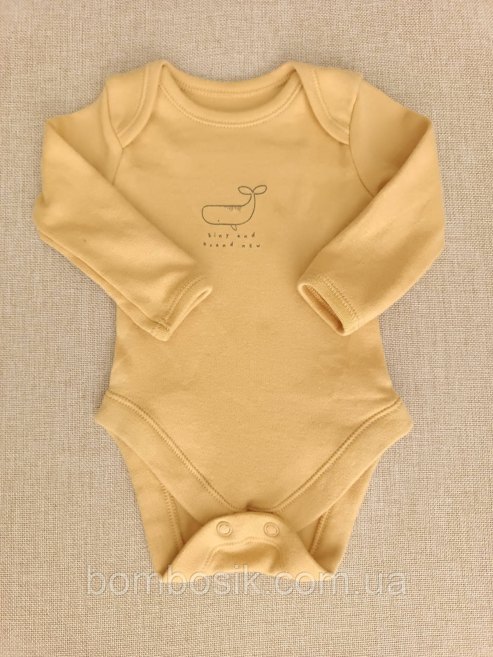 УЦІНКА!!!  Бодік з довгим рукавом для хлопчика George, First size (50-56см), фото 1