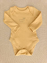 УЦІНКА!!!  Бодік з довгим рукавом для хлопчика George, First size (50-56см)