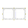 Cover frame, Unica Studio Metal, 2 gangs, gold, фото 5
