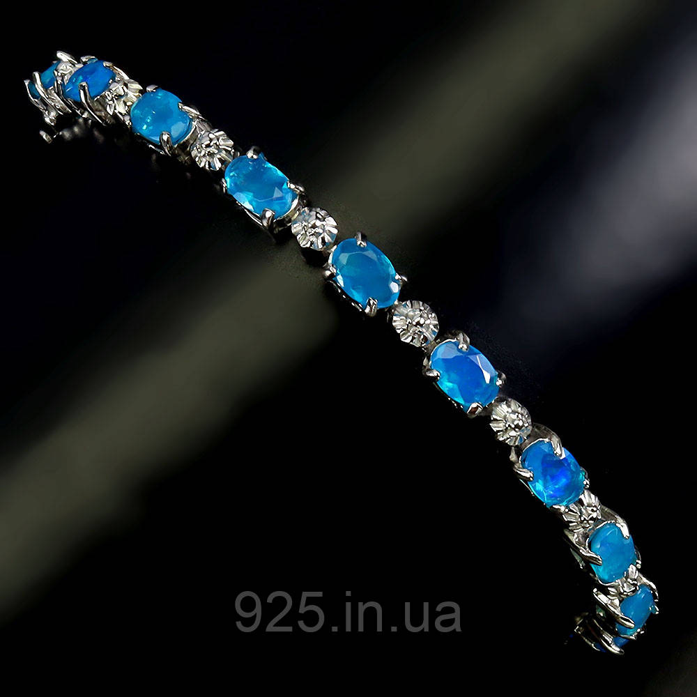 Браслет. Натуральний опал. Срібло 925., фото 1