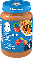 Пюре GERBER "Ласощі по-італійськи", 190г