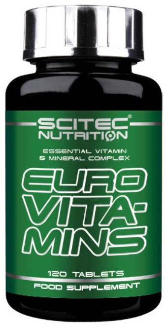 Мультивітаміни Scitec Euro Vitamins 120 таблеток