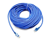 Кабель шнур Мережевий кабель (патч-корд) LAN Cat 5e 40m Blue