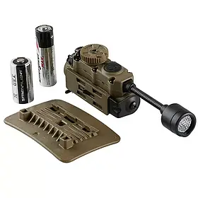 Ліхтар на шолом Streamlight Sidewinder Stalk з кріпленням Arc Rail Mount 76-Lumen, Колір: Coyote, 14301