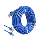 Кабель шнур Мережевий кабель (патч-корд) LAN Cat 5e 20m Blue