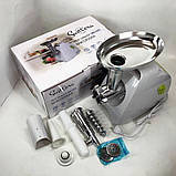 М'ясорубка Suntera SMG-5425W, м'ясорубка-соковитискач, електрична м'ясорубка з насадками для дому, фото 2