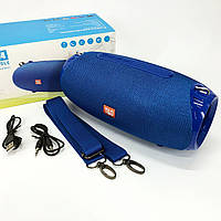 Портативна Bluetooth колонка TG534 SD IPX5 з ремінцем, портативна колонка блютус. Колір: синій