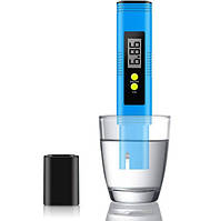 Ц﻿ифровий тестер якості води Jarhead, тестер температури та чистоти води TEMP PPM діапазон від 0 до 9990ppm Blue