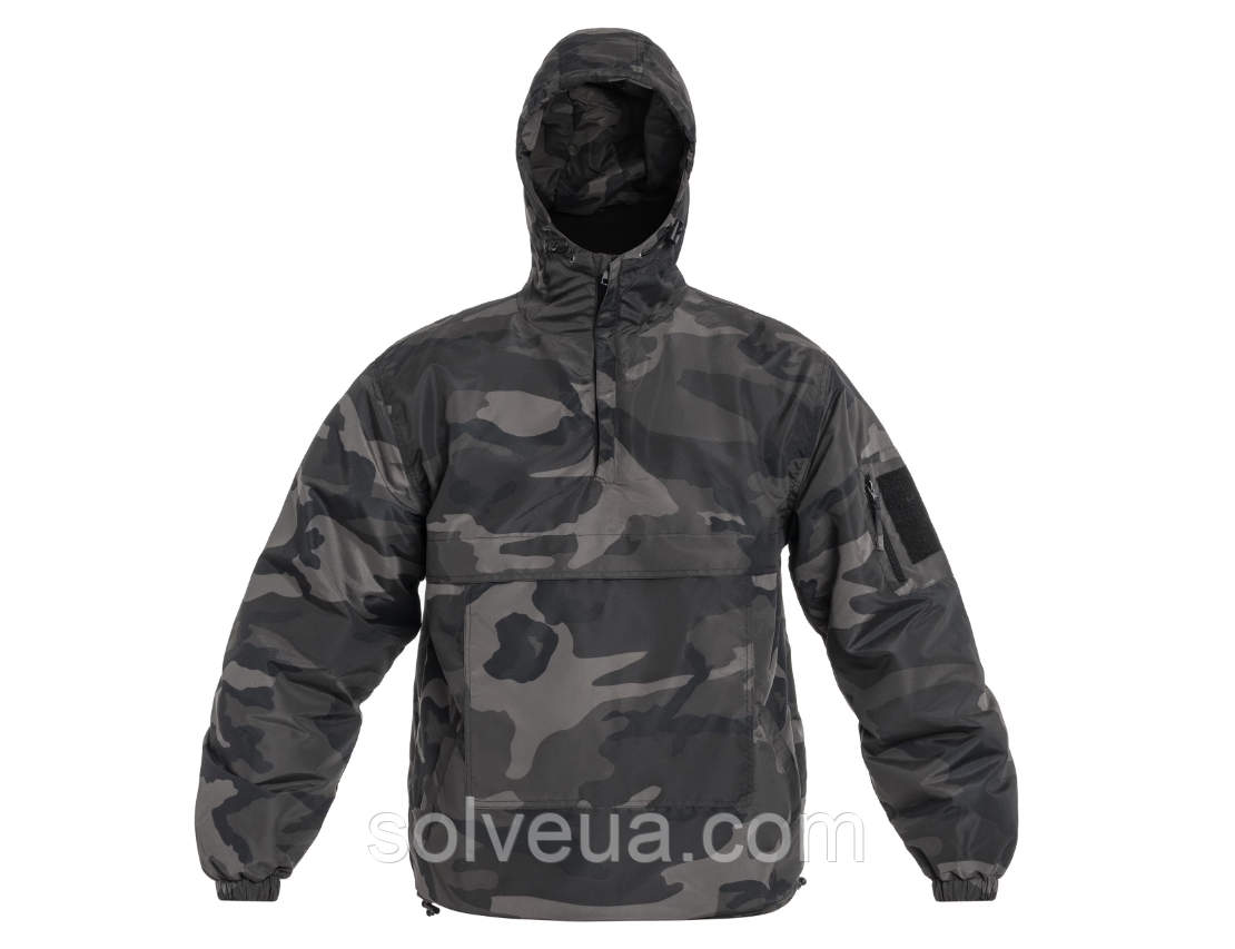 Анорак Комбат зимовий Mil-Tec combat anorak winter black Dark camo 10335080.solve