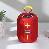 Портативна Bluetooth колонка TG658 8W з RGB підсвічуванням, колонка для вечірки. Колір: червоний, фото 3