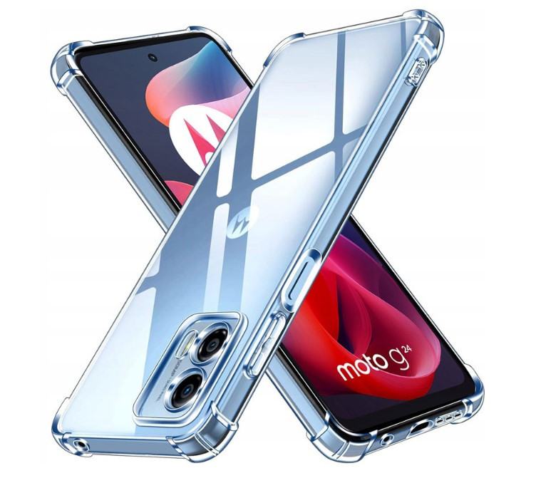 Протиударний прозорий чохол для Motorola Moto G24 Power 4G