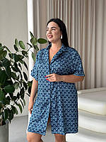 Модна нічна сорочка. Одяг для дому і відпочинку. Ночнушка на ґудзиках., фото 7