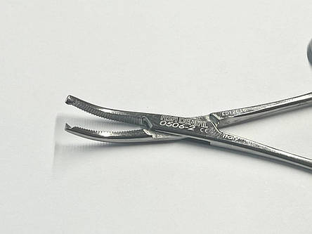 Затискач мікро-москіто, вигнутий 1*2, "Asa Dental" Італія, фото 3