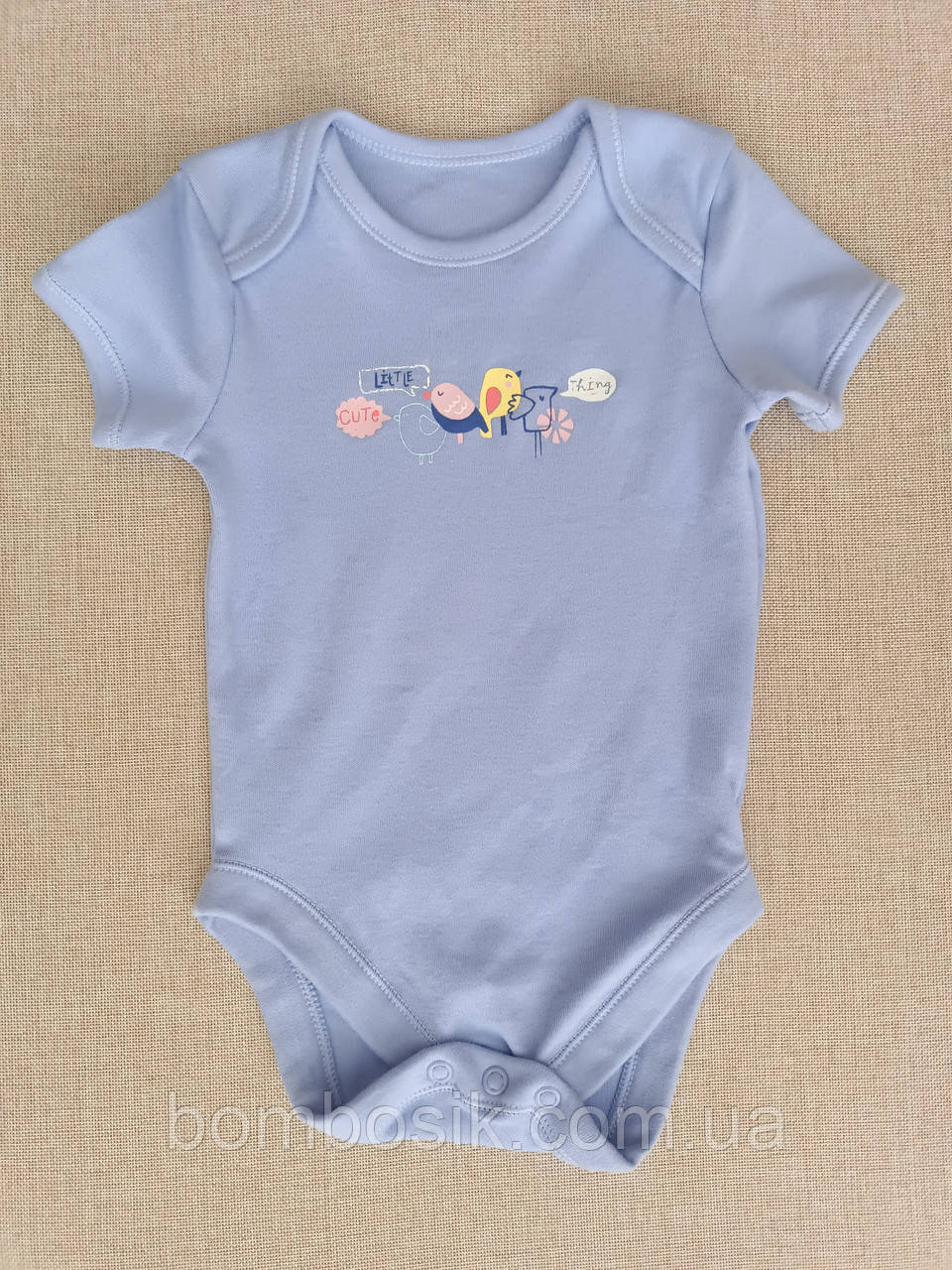 УЦІНКА!!!   Бодік з коротким рукавом для дівчинки George, 9-12м (74-80см), фото 1