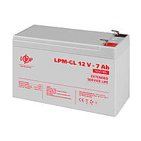 Акумулятор гелевий LPM-GL 12V - 7 Ah LogicPower