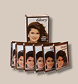 Індійська хна натуральна фарба для волосся GLORY (Light Brown) світлокоричнева — ГЛОРІ фарбування сивини