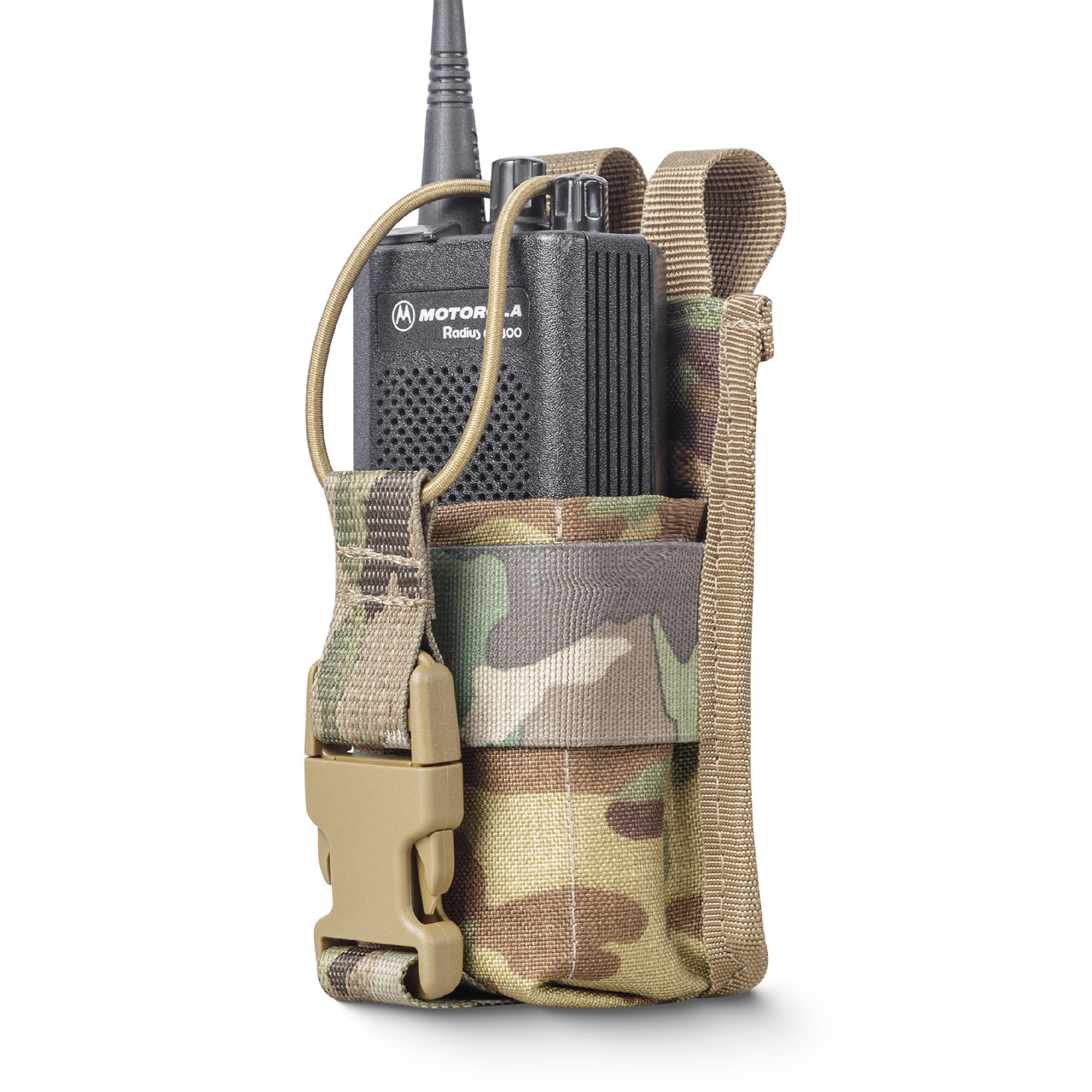 Підсумок для рації. Кріплення Molle. Cordura 500D. Колір Мультикам