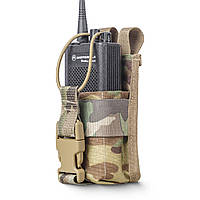 Підсумок для рації. Кріплення Molle. Cordura 500D. Колір Мультикам