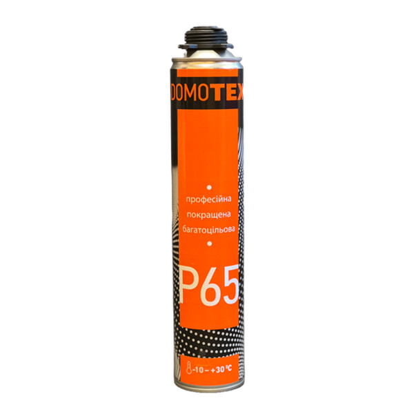 Піна DOMOTEX P65 монтажна професійна, 780 мл (890 г)