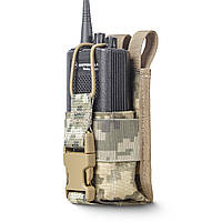 Підсумок для рації. Кріплення Molle. Cordura 500D. Колір Піксель (мм-14)