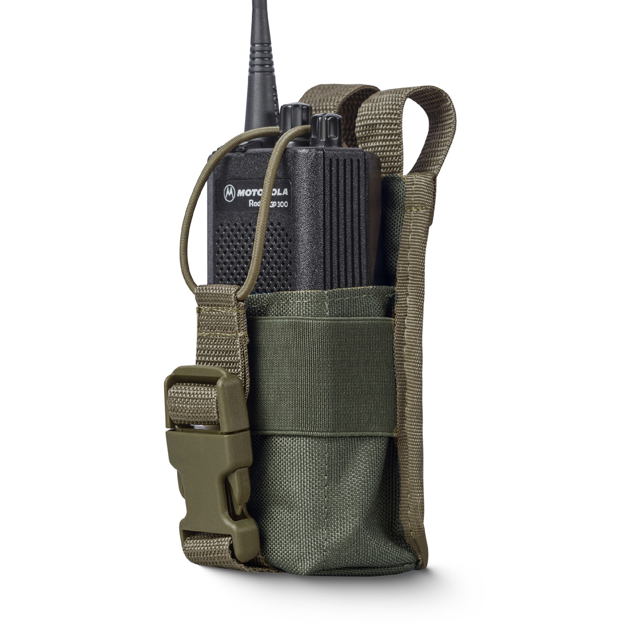 Підсумок для рації. Кріплення Molle. Cordura 500D. Колір Олива, фото 1