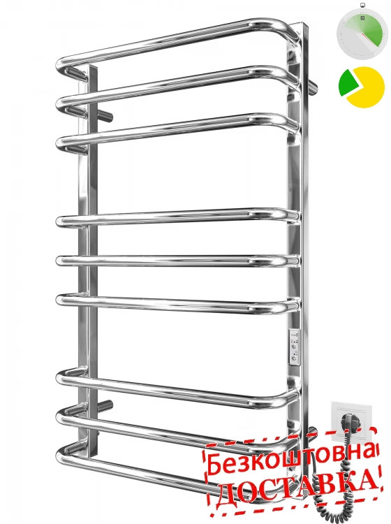 Рушникосушарка електрична Mario Преміум Стандарт-I 800х500/170 TR K, фото 1