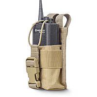 Підсумок для рації. Кріплення Molle. Cordura 500D. Колір Койот