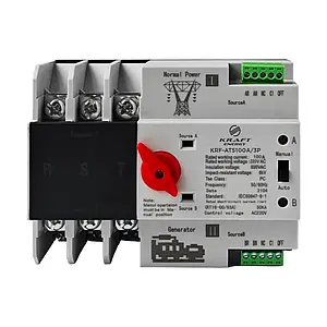 Автоматичний перемикач АВР під DIN-рейку Kraft KRF-ATS100A/3p 3 полюси