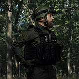 Одинарний закритий підсумок з клапаном під магазин АК/АR/РПК-74. Чорний., фото 8