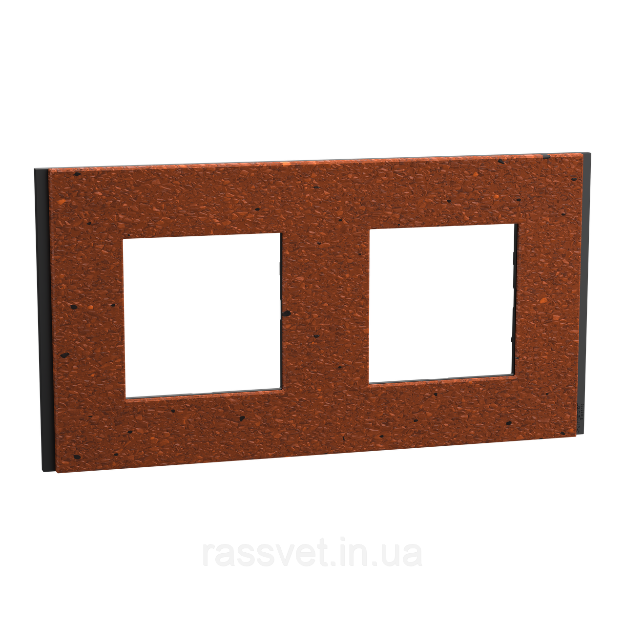 Рамка 2-постова Unica Deco Material, теракотовий