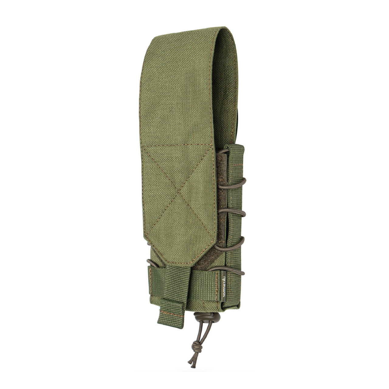 Одинарний закритий підсумок з клапаном під магазин АК/АR/РПК-74. Олива., фото 1
