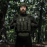 Одинарний закритий підсумок з клапаном під магазин АК/АR/РПК-74. Олива., фото 4