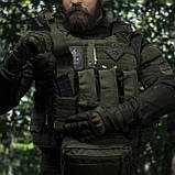 Одинарний закритий підсумок з клапаном під магазин АК/АR/РПК-74. Олива., фото 5