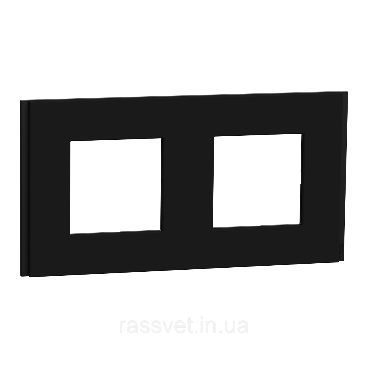 Рамка 2-постова Unica Deco Material, каучук
