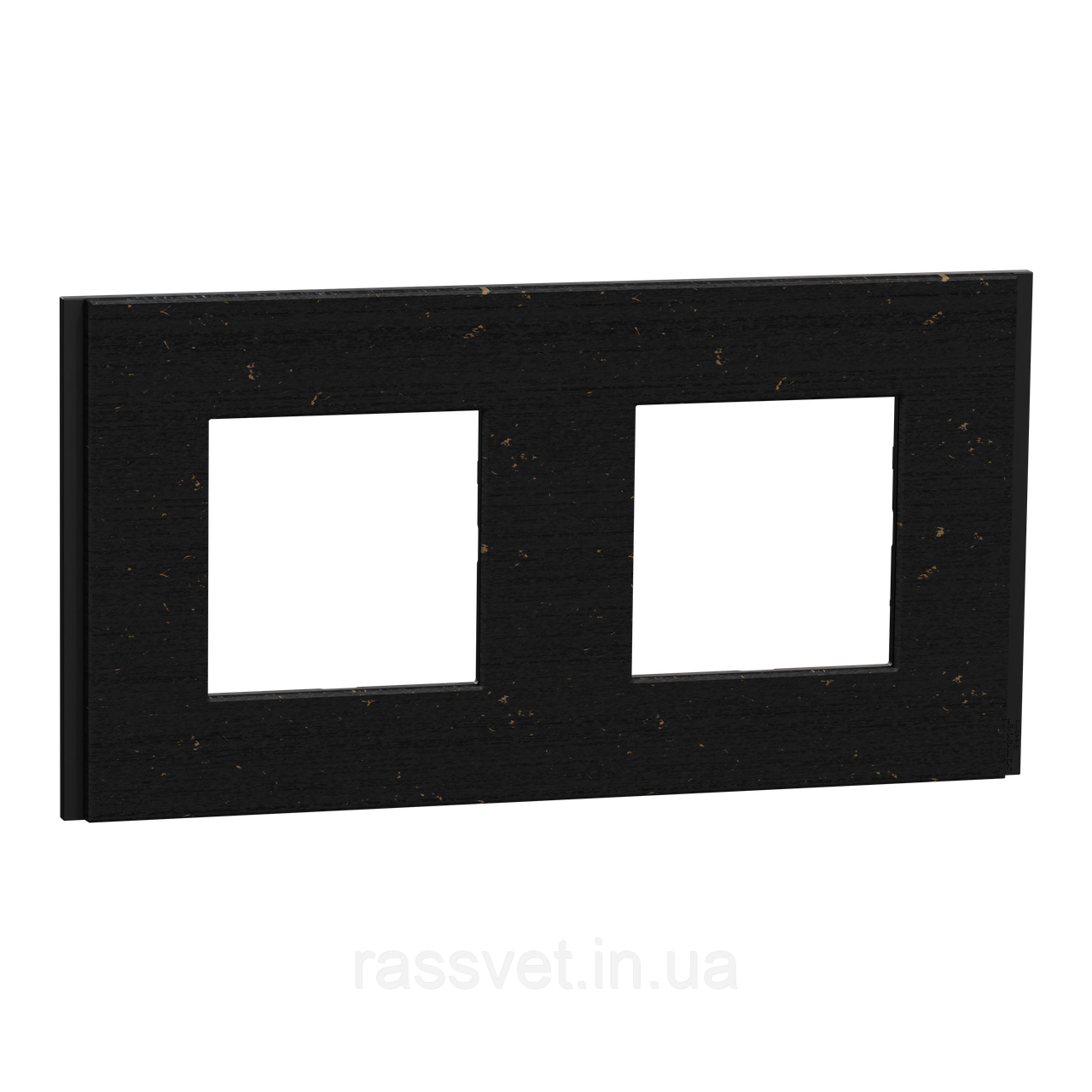 Рамка 2-постова Unica Deco Material, чорний папір