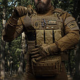 Одинарний закритий підсумок з клапаном під магазин АК/АR/РПК-74. Койот., фото 8