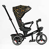 Дитячий триколісний велосипед з батьківською ручкою BestTrike Marco 9155 / 390-07, поворотне сидіння,, фото 3